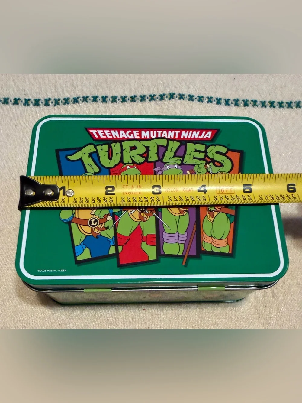 Teenage Mutant Ninja Turtles Green Lunchbox & Meal prep Containers NEW